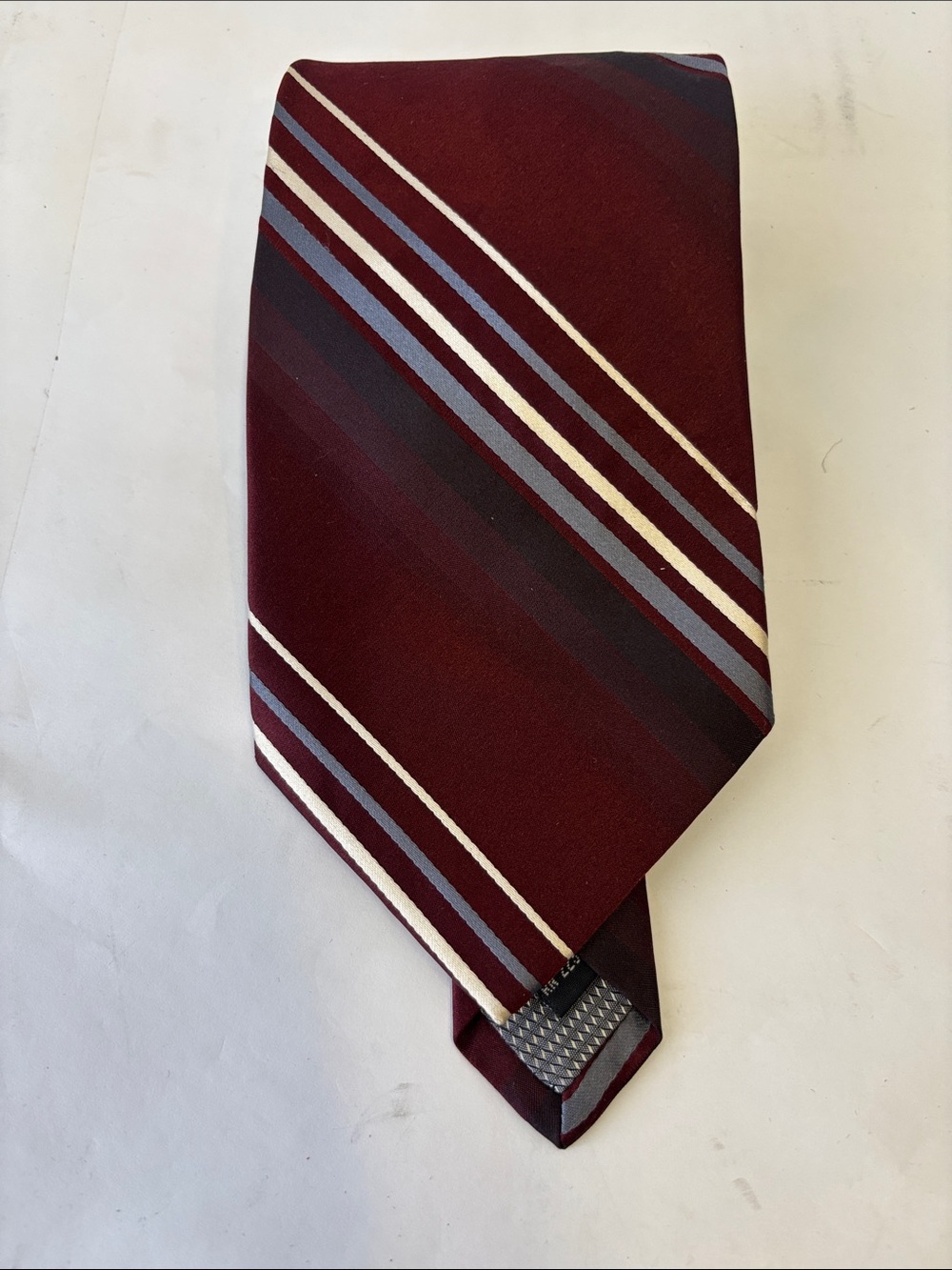 Paul Dione Silk Stripe Neck Tie